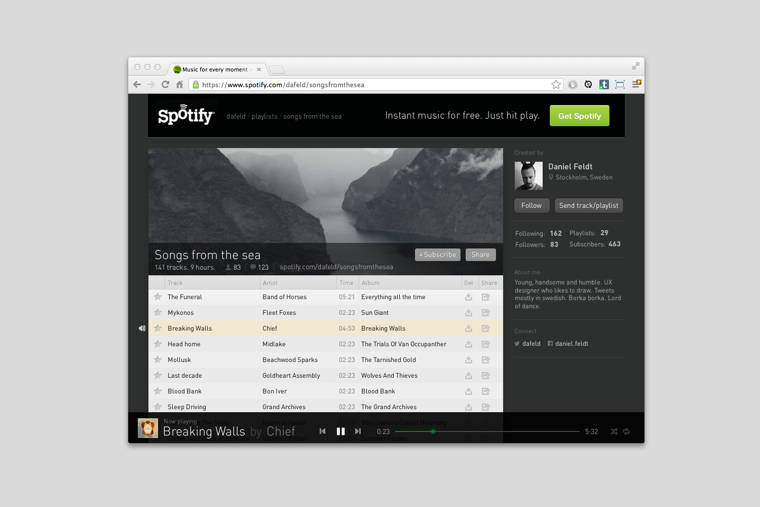 Rethinking the Spotify playlist - by Daniel Feldt